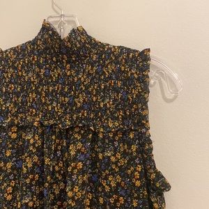 S Floral Smocked Dress Wild Fable